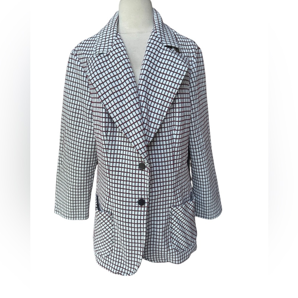 1970s Poly Knit Blazer
